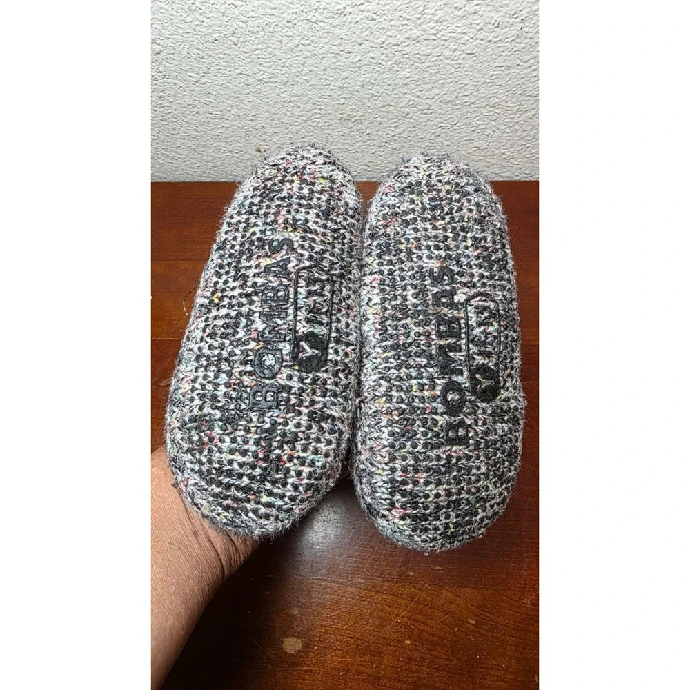 Bombas Youthful Knit Slippers Fleece Lining‎ Non-Slip Soles Size M/ 11-13